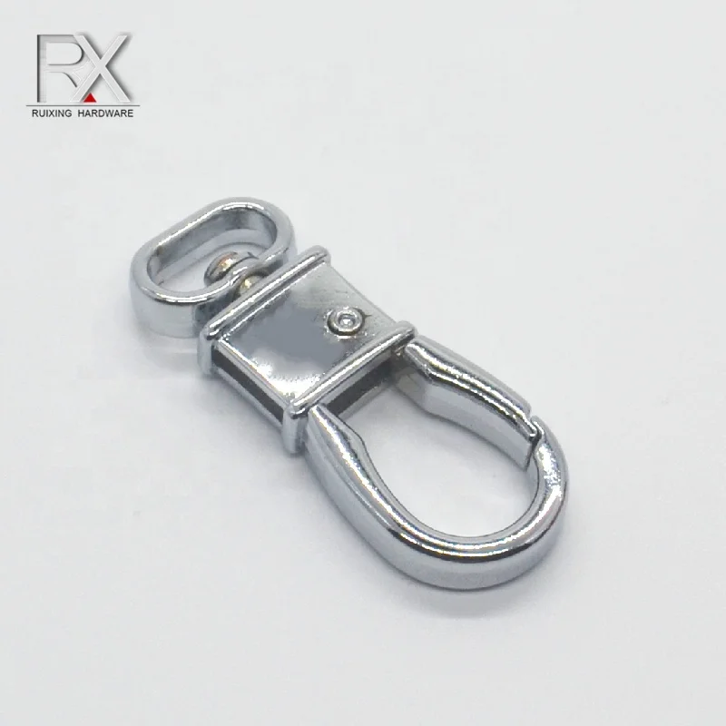 Custom Bag Hardware Zinc Alloy Lobster clasp Snap Hook carabiner key chain swivel spring buckle for bag