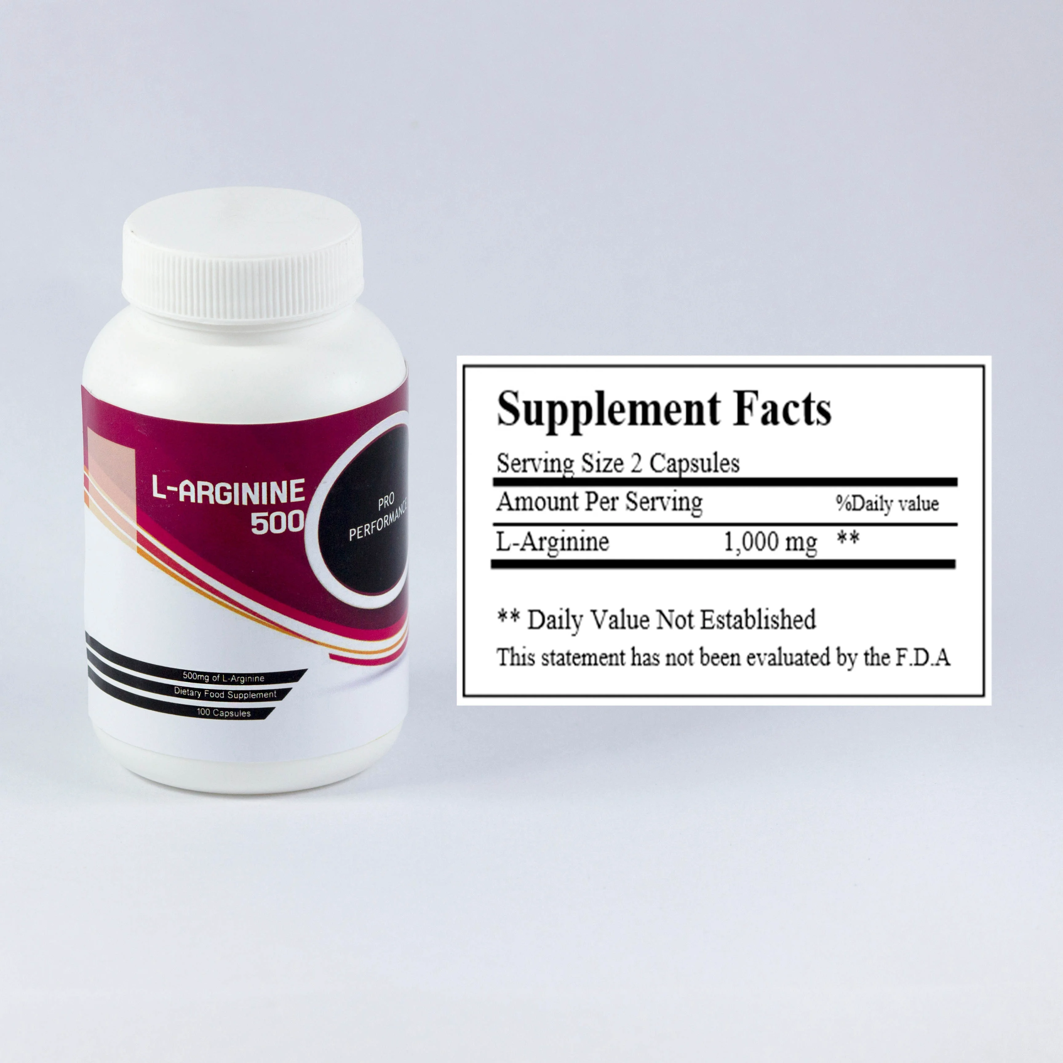 pure l-arginine capsule for increased muscle growth