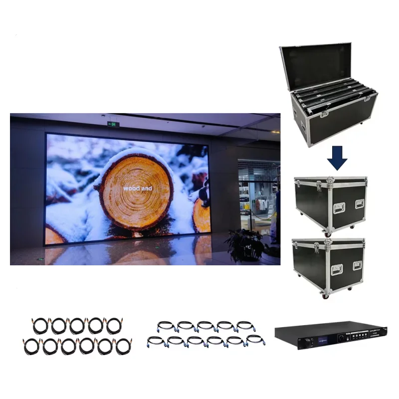 Micro Pixel Pitch P1.25 Led Display Indoor 4K Hd Slim Screen Full Sexy Video hd