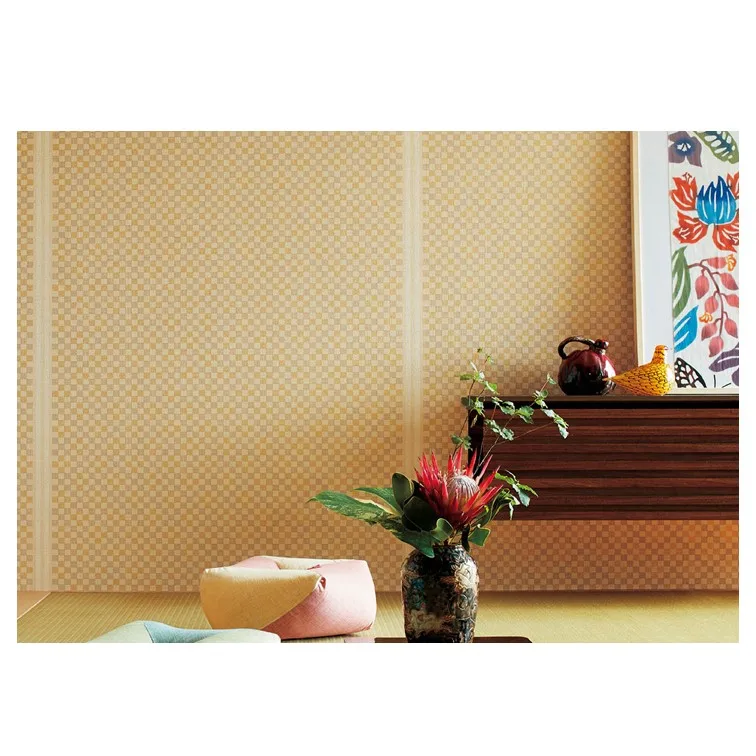 Vinyl wallpaper made in Japan suitable for reliable and durable architecture.