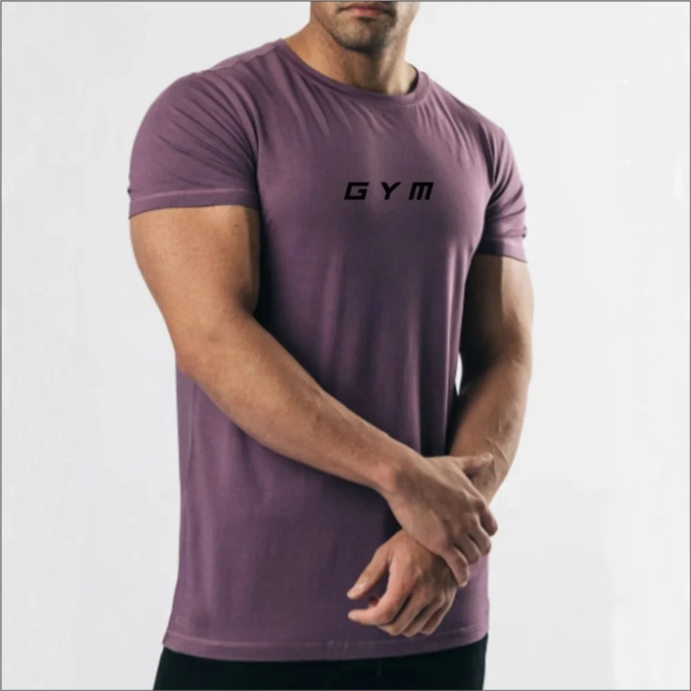  Мужская футболка с коротким рукавом для бега фитнеса тренировок в тренажерном зале