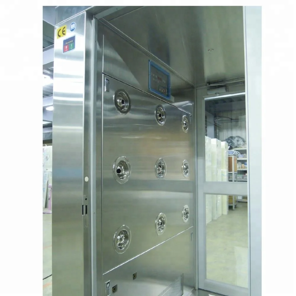 Modular Electronic Interlock Custom Stainless Steel Air Shower