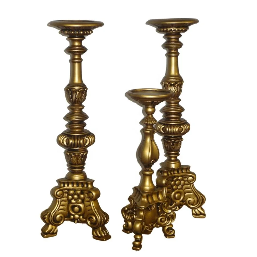 Античный подсвечник ручной резной подсвечник деревянные аксессуары Подсвечник для домашнего декора и гостиничной мебели