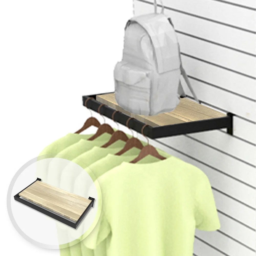 Store shelf for boutique supermarket