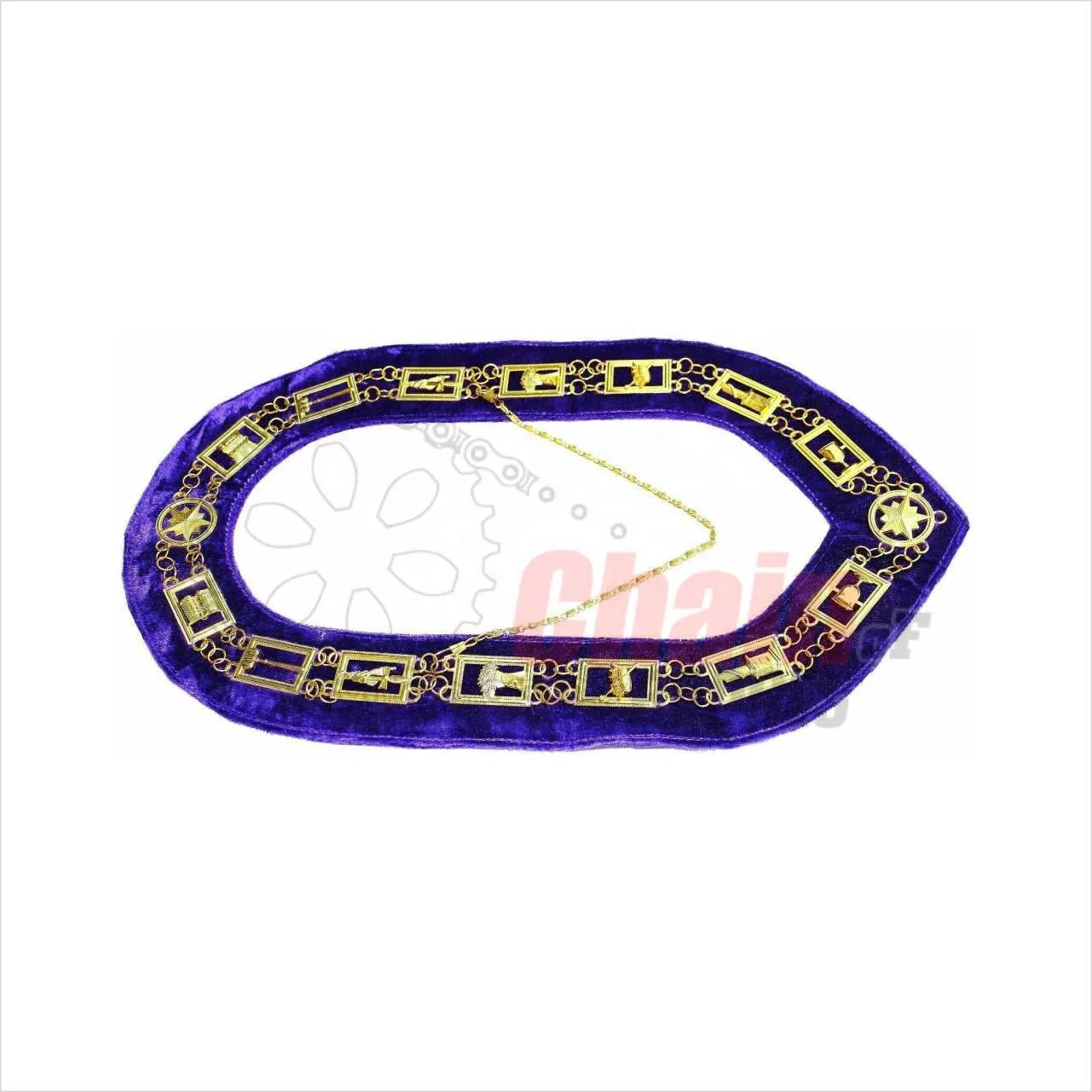 Высококачественный ошейник-цепочка freemason латунный и цинковый сплав Золотой/Серебряный в соответствии с требованиями заказчика