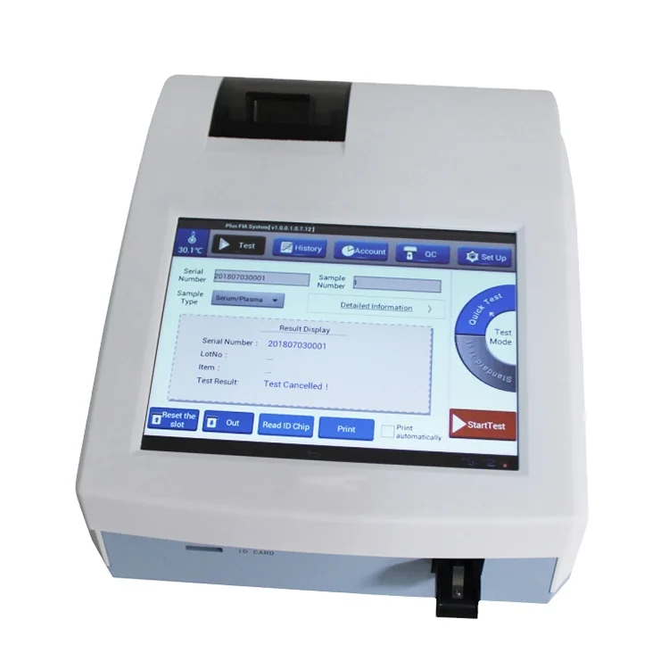 Poct анализатор иммунофлуоресцентного количественного анализатора