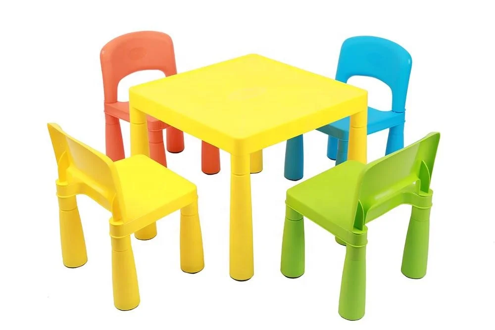 Multi Application Usage Indoor Outdoor kids party table and chair reading table montessori furniture kids table and chair