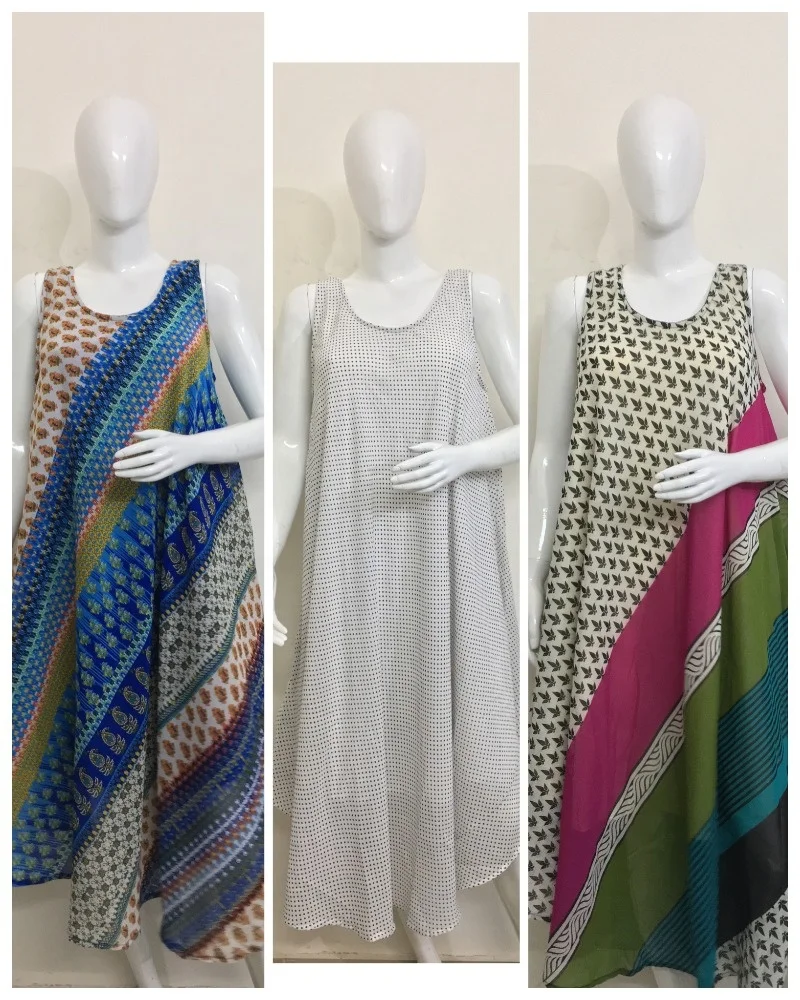 Exclusive Summer Dress New Umbrella Cut Maxi with Stretchable Lining Beautiful Printed Beach Calf Length Dress Plus Size Women