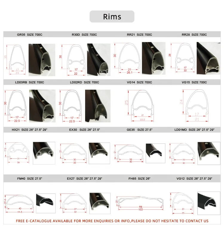 Bicycle Wheelset LANDON Carbon Tubeless clincher tubular Rims 700c Bike Alloy 29 27.5 26 inch 16 24H MTB City Frame Aluminum