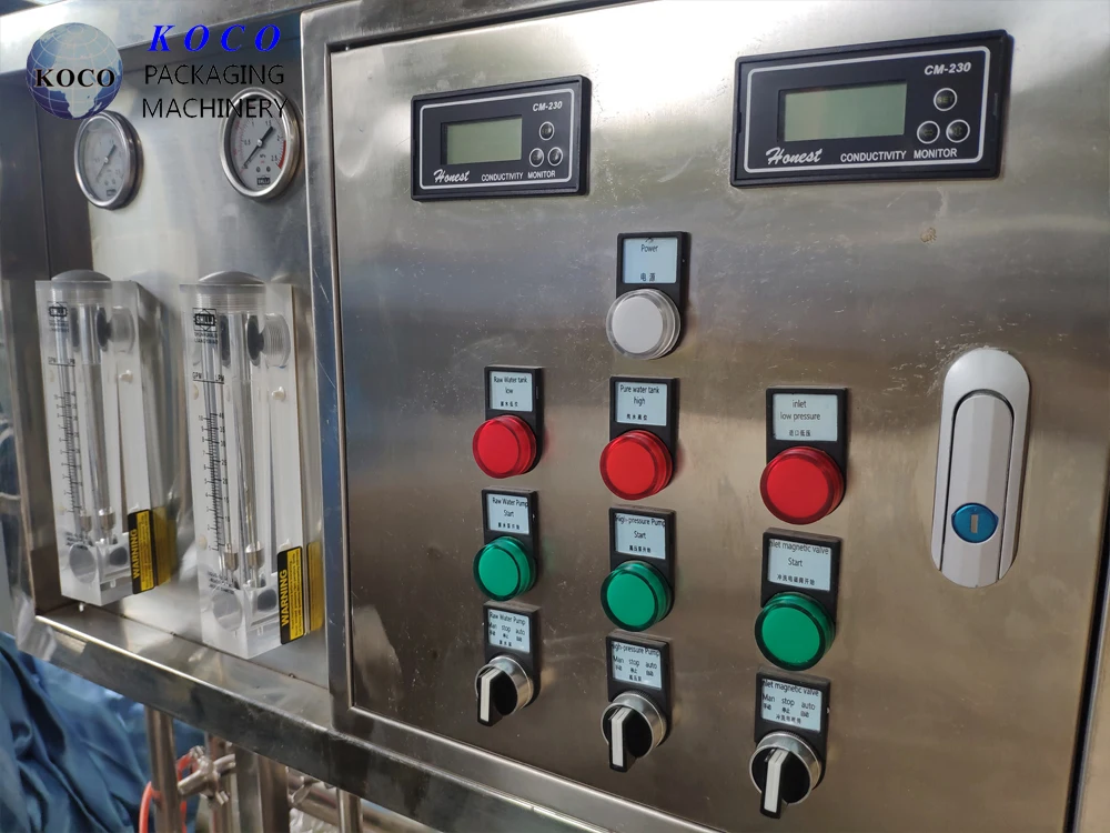 KOCO Water treatment machine 4000L reverse osmosis demineralized purifying filtration plant equipment