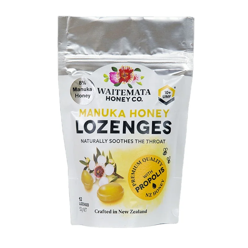 New Zealand Honey Candy Lozenges Pure Natural Bee 54g Manuka Honey & Propolis Lozenges