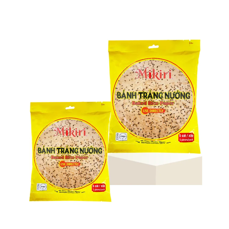 Instant VietNam Food Cracker 5 Pieces Per Bag Eat as Snacks or Cracker No Cooking Fast Food Packaging 5 pieces Bags Date 1 Years