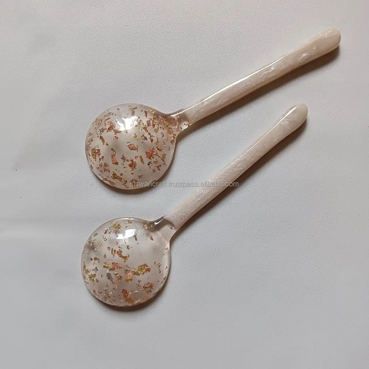 Looking Rock Italian Soup Server Color Kitchen & Tabletop Half Transparent And Small Resin Salad Server