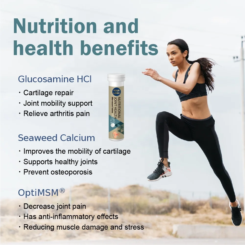 OEM ODM Customized Bone supplement mobility support vitamin effervescence tablet