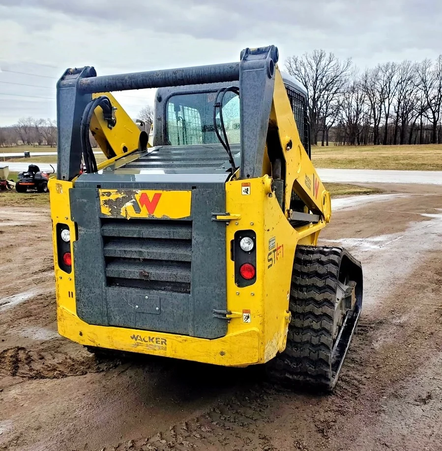 Used 2019 WACKER NEUSON ST31 Track Skid Steer 2 Speed, EH Joystick Controls, Power Quick Attach, 74 Hp Kohler Diesel Engine
