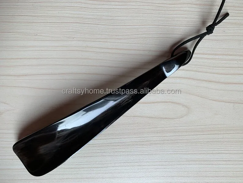 Real Shoe Horn Made With Natural Animal Horn Authentic Handcrafted Crafts for Gifts