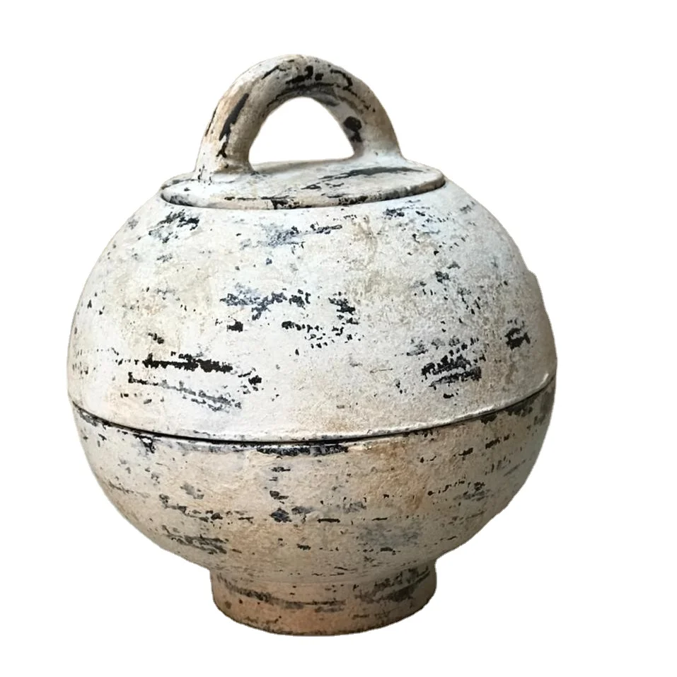 Factory Direct Export Quality New Design Round Shaped Candle Jar Rustic Aluminum 3pcs Shaped Candle Vessel With Handle Jar