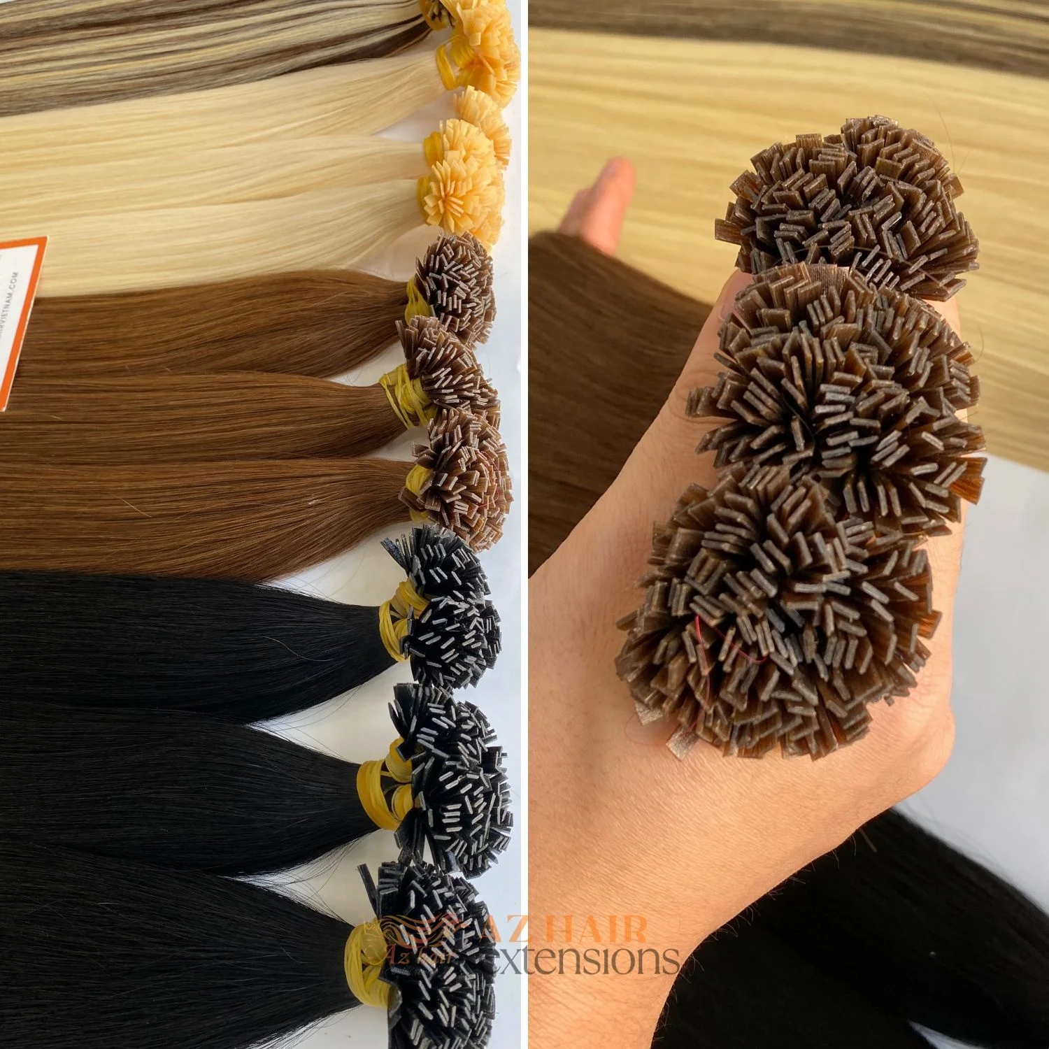 Top Selling Flat Tip Hair Extensions 12A Grade Hair Unprocessed Vietnamese Human Hair Vietnam