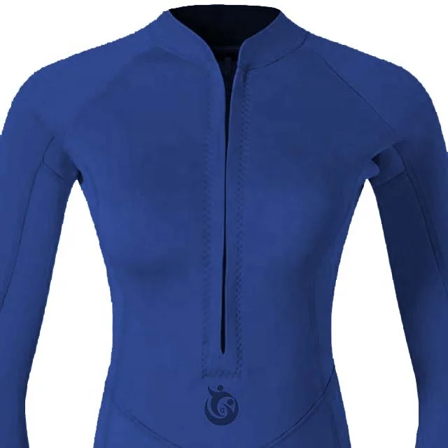 Custom Neoprene Colorful One-Piece Dive Wetsuit 2mm Thick Waterproof Surf Diving Suit with Printed Style Long Length