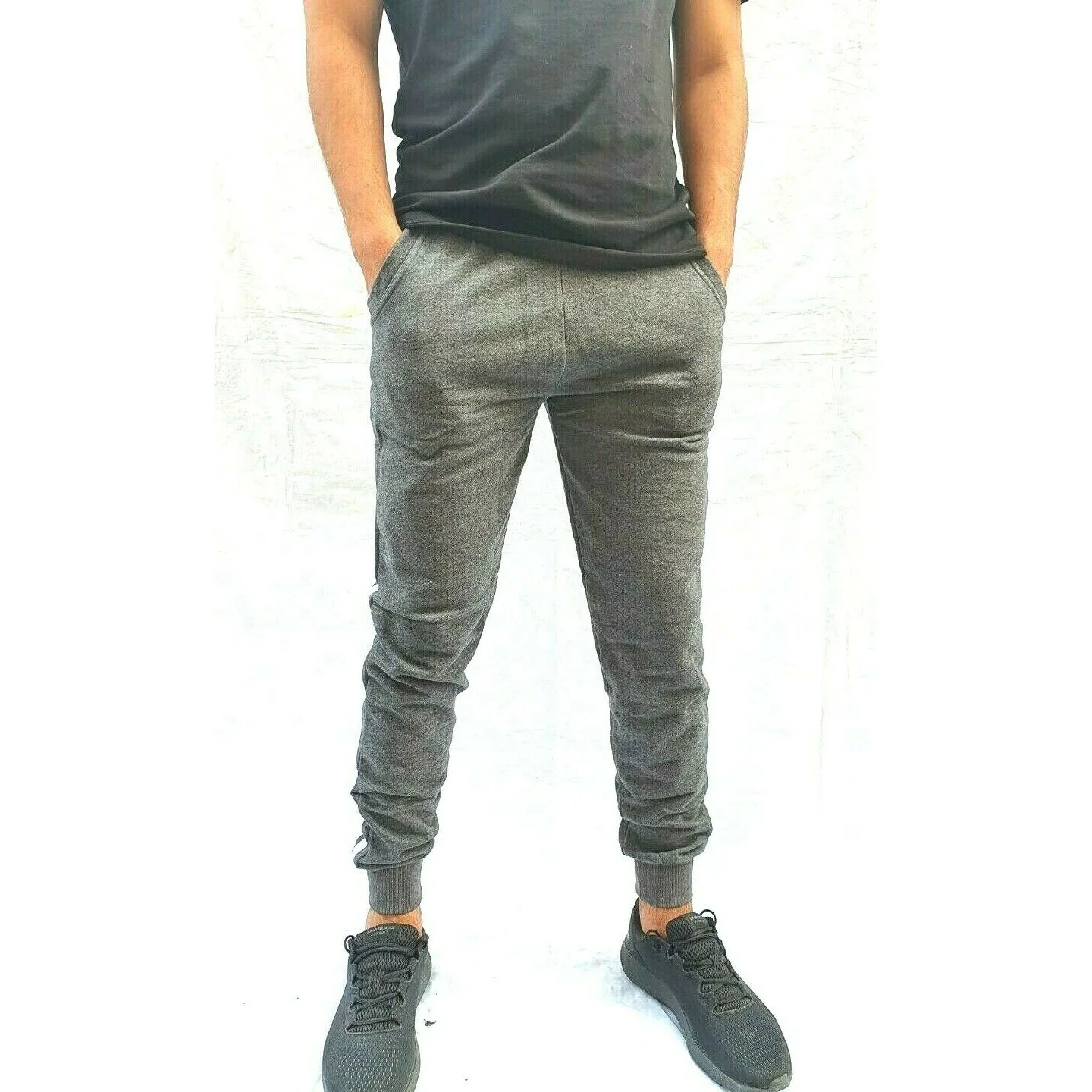 Workout Track Pants Comfortable Slim Fit mens Sweatpants with Pockets