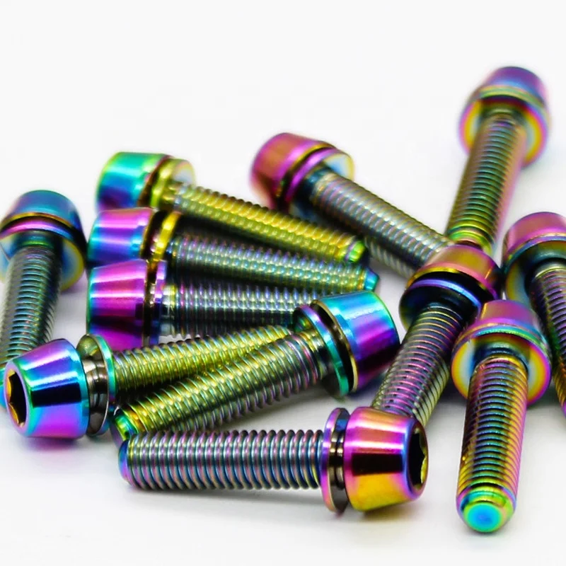 Titanium Screw Pure Titanium Round Head Cross Bolt Round Head Screw Titanium Alloy Fasteners