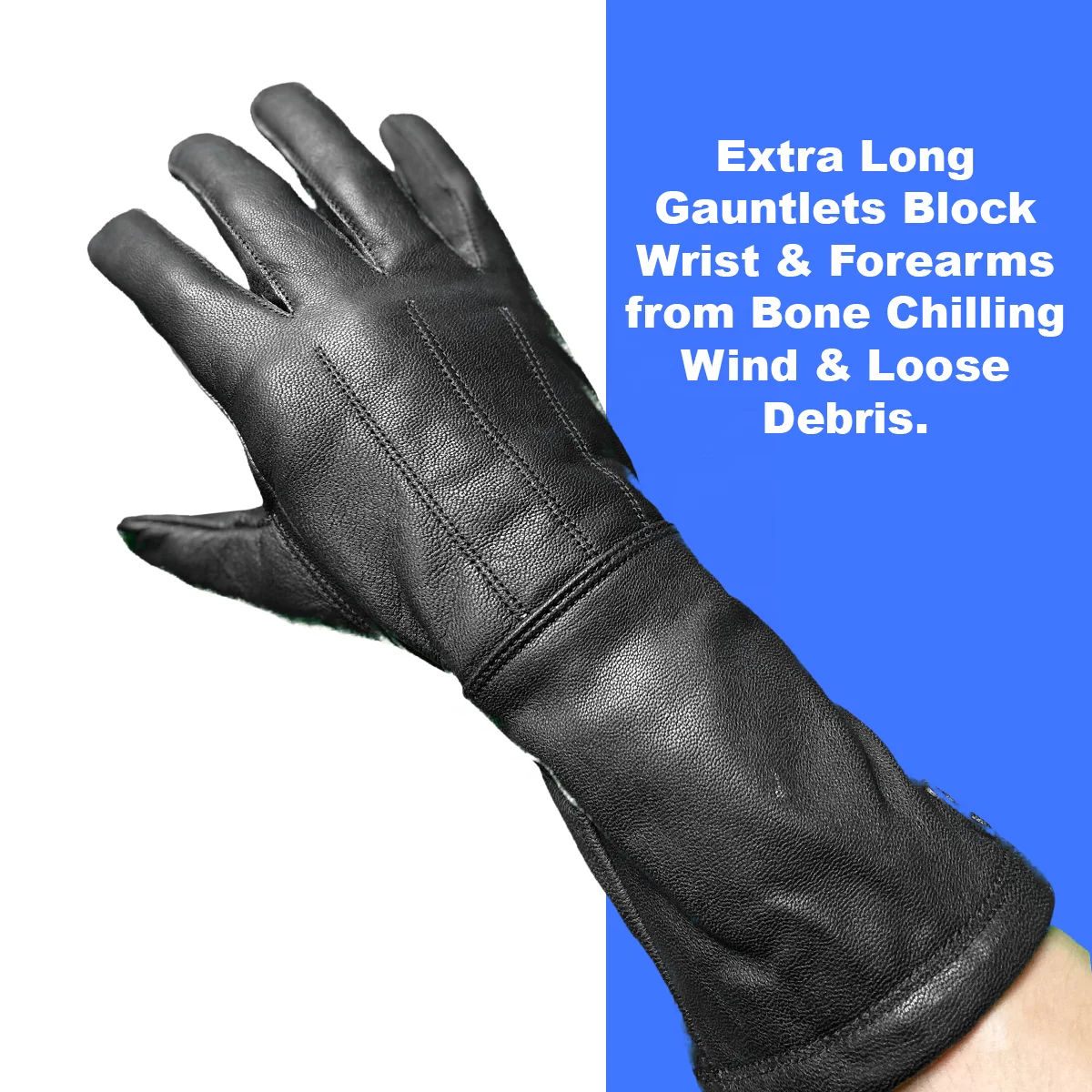 Custom Best Selling High Quality Winter Men Deerskin Leather Gloves Soft Fashion Velvet Black Gloves for Men and Women