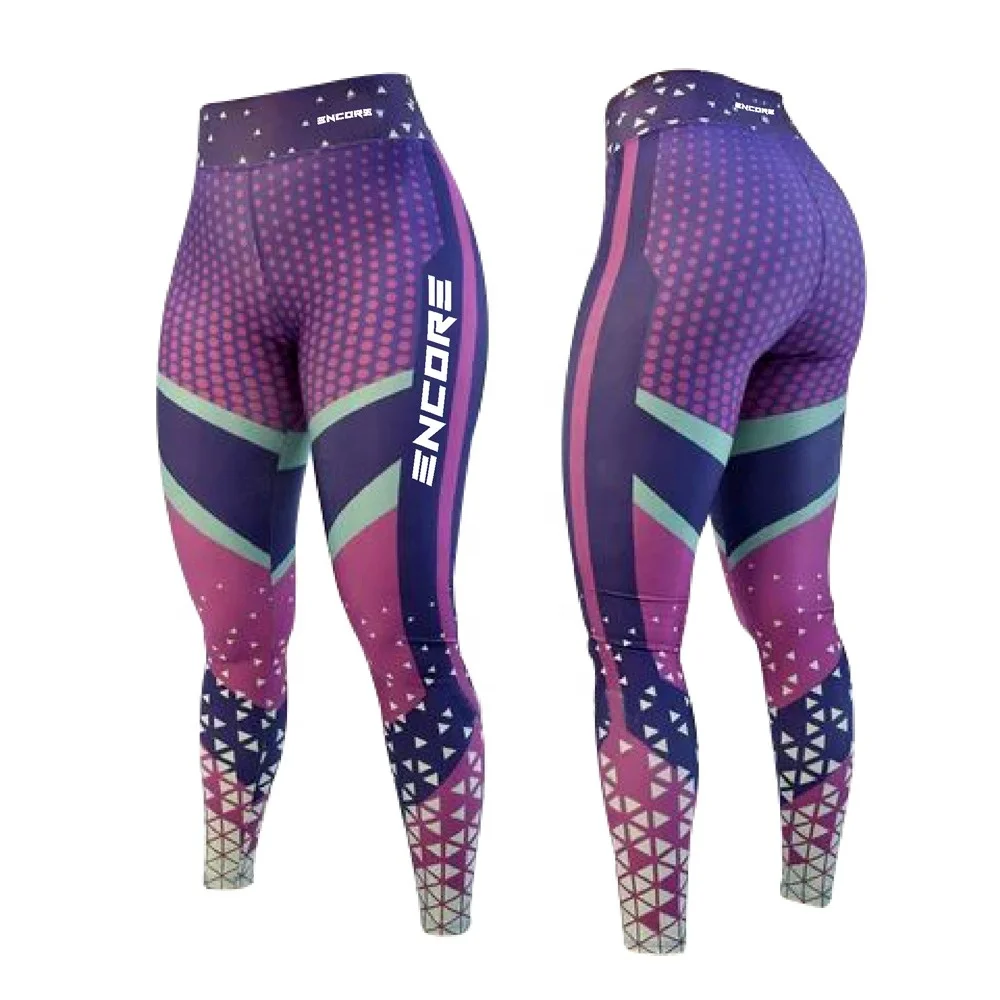 Women Workout Leggings Latest Design Squat Proof High Waist Compression Leggings Fitness Yoga Wear Leggings