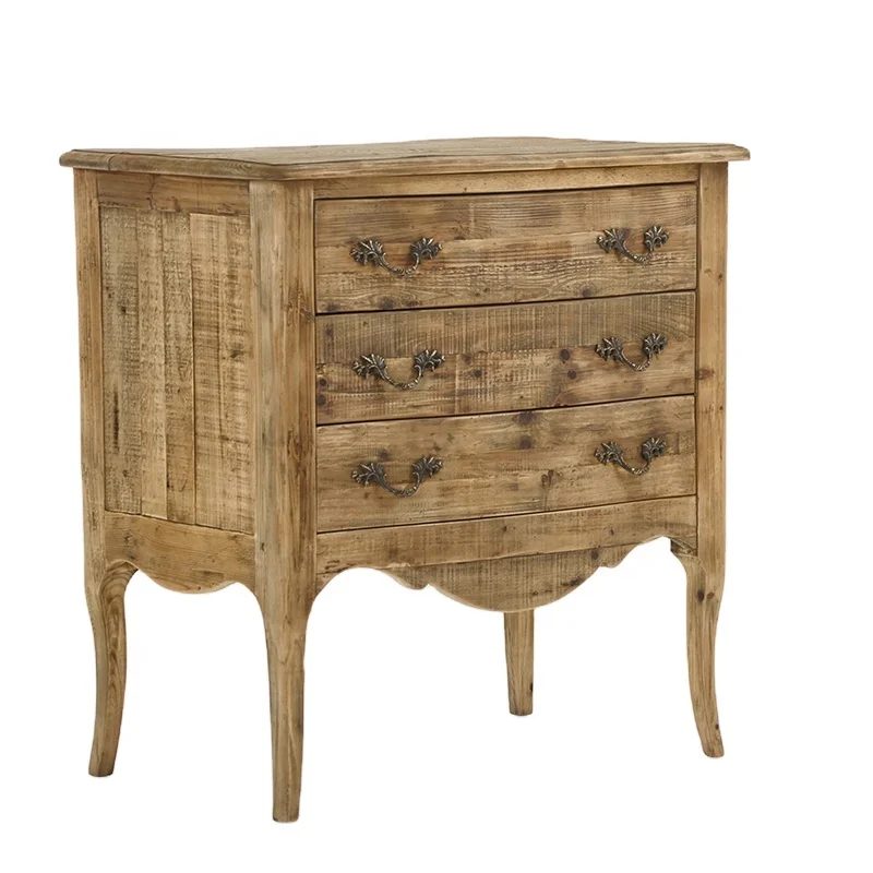 
Reclaimed Pine French Luxury chest of Drawer For Bedroom/Living Room Furniture Rustic Distressed 