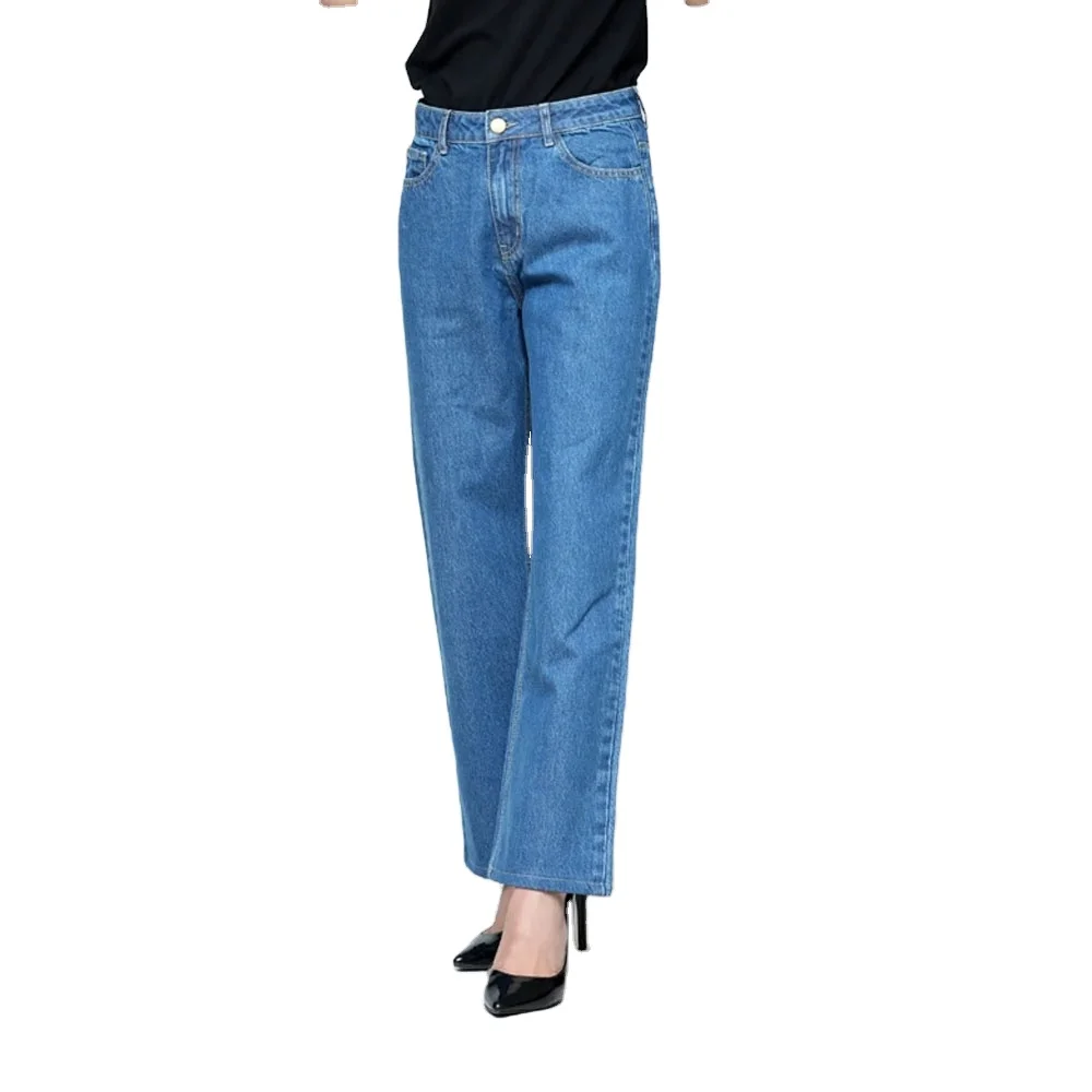 Джинсы женские облегающие с высокой талией