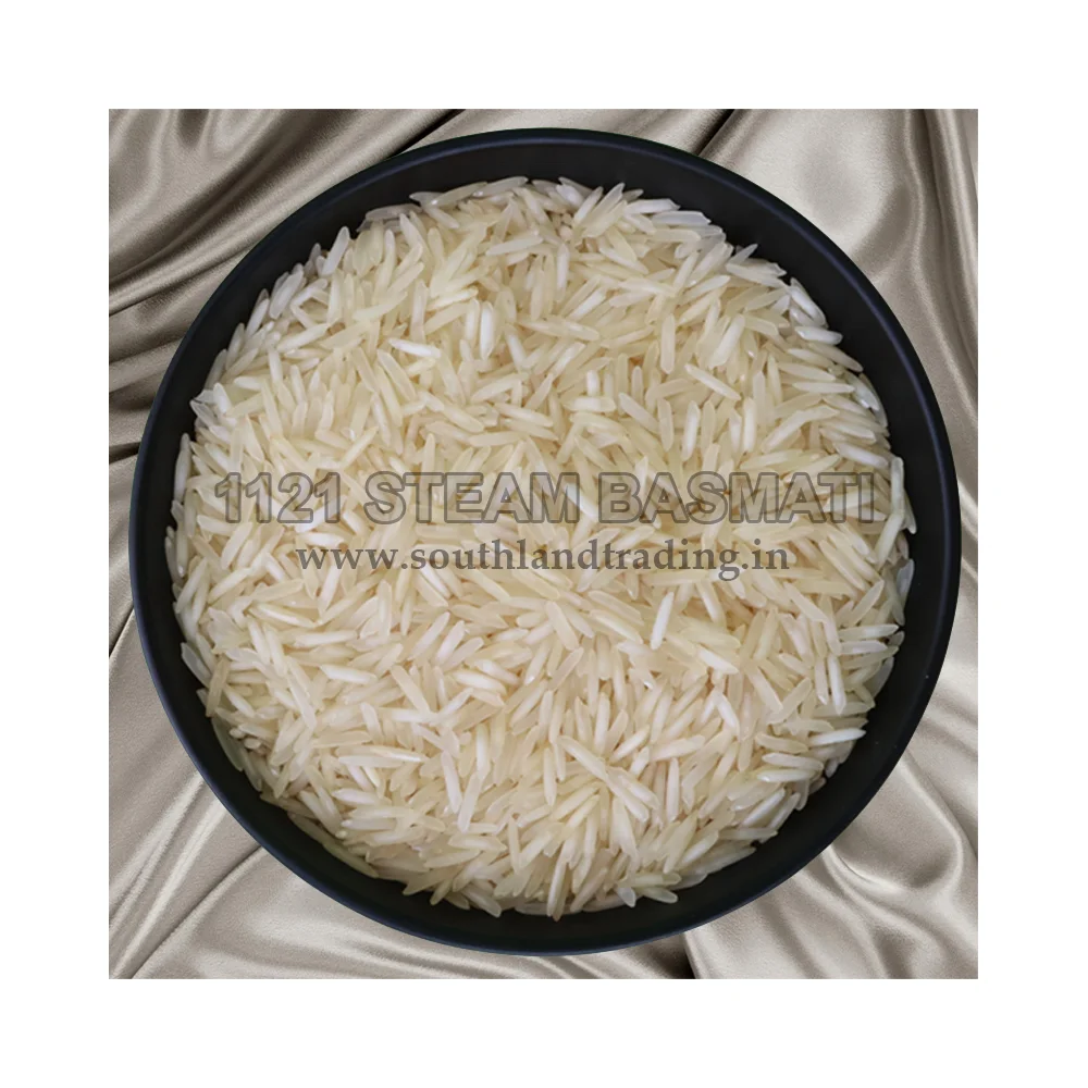 
Premium 1121 Steam Basmati Rice Arroz Export From India 