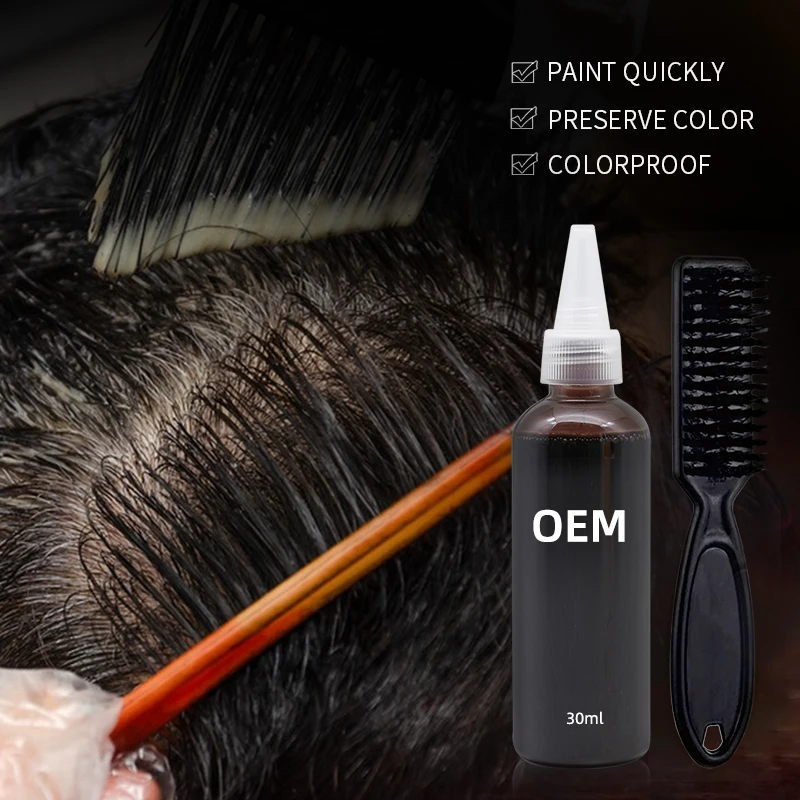 airbrush kit liquid hair eyebrow beard fiber enhancement brown black dye for barber hair airbrush hairline