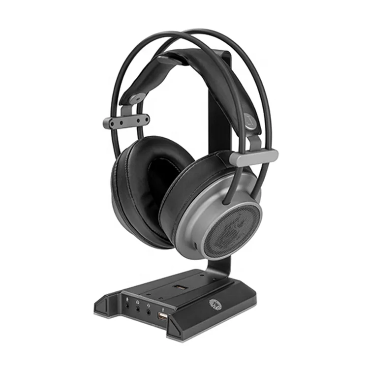 HPS04G-3 RGB игровая Подставка для наушников