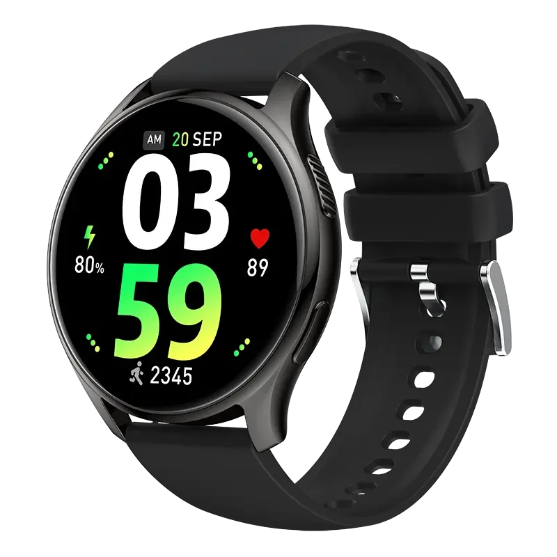 IUTECH S50 1.28 inches round smart watch for Android and iOS waterproof IP68, accelerometer sensor with calorie consumption