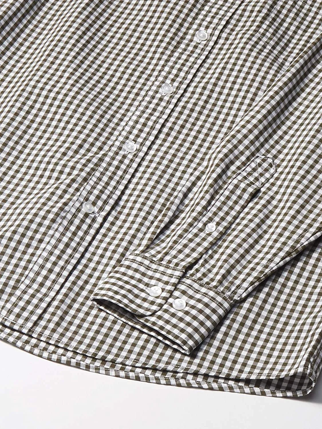 Мужская одежда 100% хлопок мужская деловая рубашка мини в клетку не мнется требует глажки