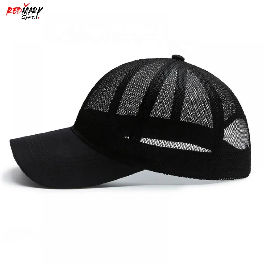Top Design High Quality Cotton Adjustable Unstructured Men Summer Breathable Sport Baseball Cap With Mesh