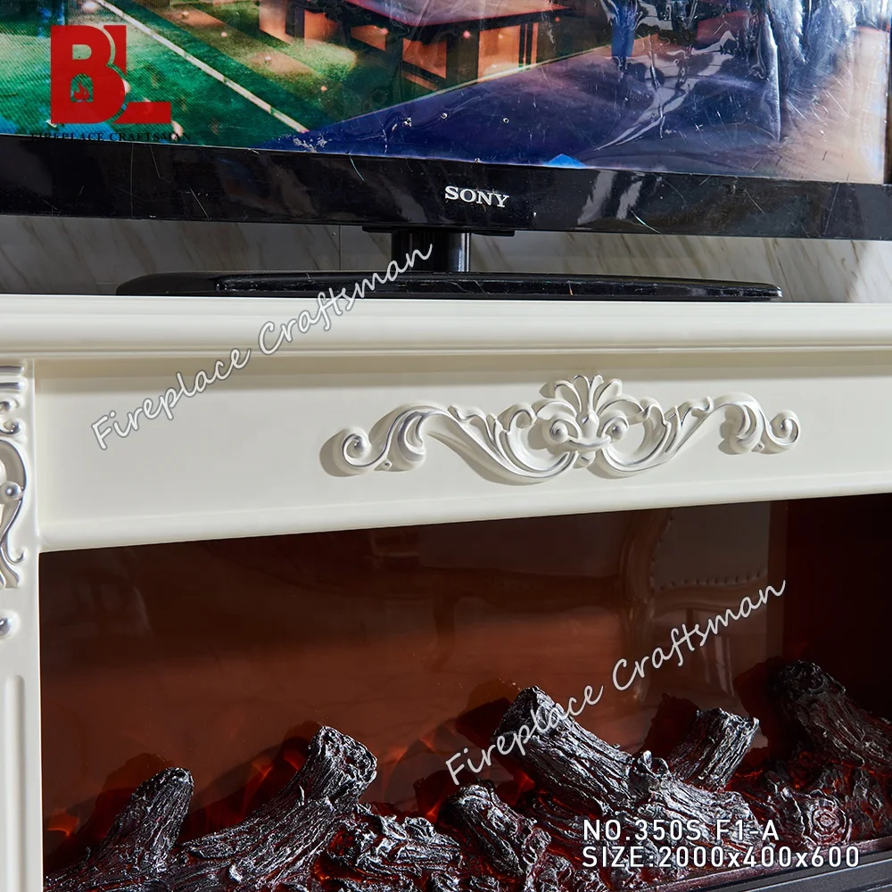 Portable Hot Wind Modern Design Electric Heating High Carbon Stainless Steel Furnace Core Fireplace