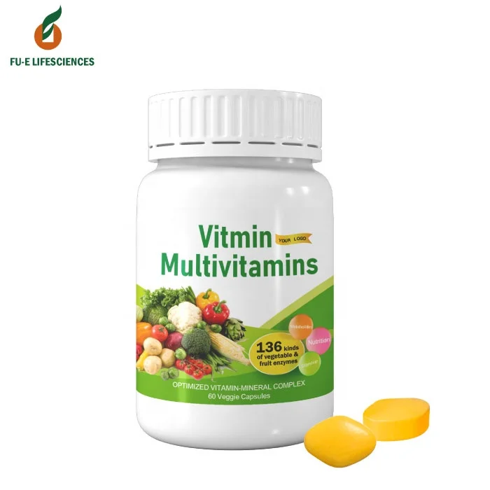 Hot Sale Vitamin and Mineral Supplement Capsules for Fruits and Veggies Supports Energy