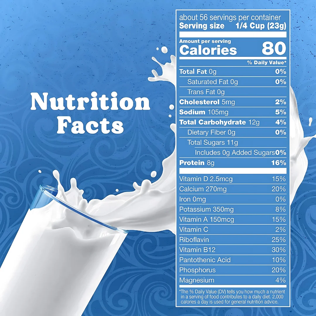 Premium Organic Milk Powder - Vegan, Kosher Certified, Non-GMO, Gluten-Free - Ideal for Private Label & Bulk Supply