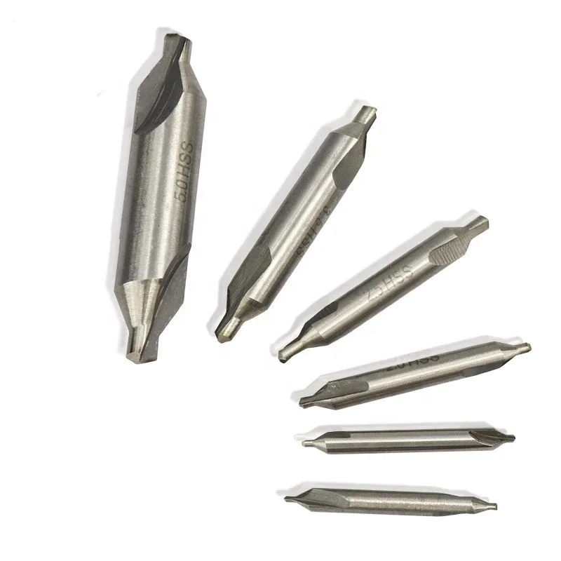 ABR Type High Speed Steel Carbide Combined Countersink Center Drill Bit For Drilling
