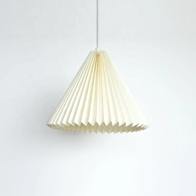 European Style Paper Lantern Lampshade Indoor Honeycomb Paper White Wood-free Cotton Handmade Paper From India Manufacturer