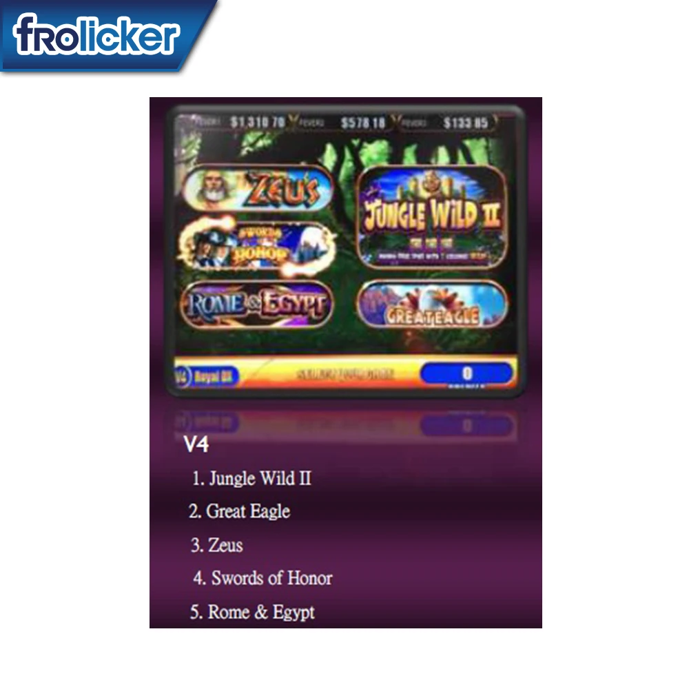 Royal DX 5 in 1 V1-V4 PREVIEW version multigame LINK WMS GAME BOARD