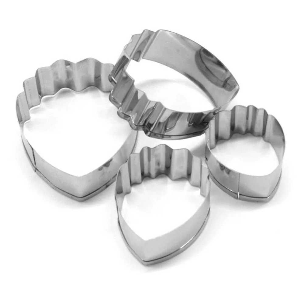 AK Peony Decoration Tool Gum Paste Veiner Stainless Steel Fondant Cutter Set Silicone Veining Mold Sugarpaste Making Tool