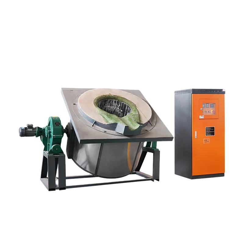 Aluminium melting electric metal furnace ton 5 furnace induct scrap smelt oven aluminum casting foundry tilt furnace