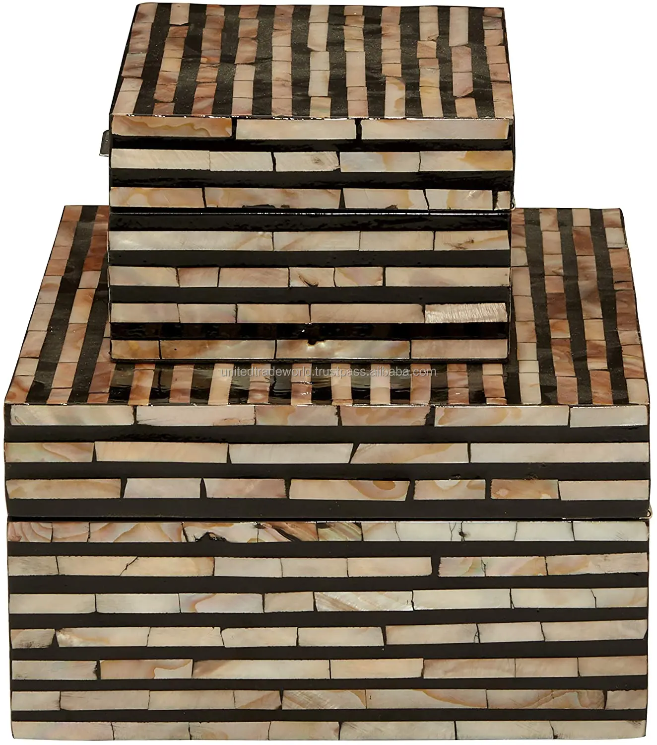 Best Mother Of Pearl Inlay Box Shell Inlay Jewelry Storage Boxes At Very Cheap Price By United trade world