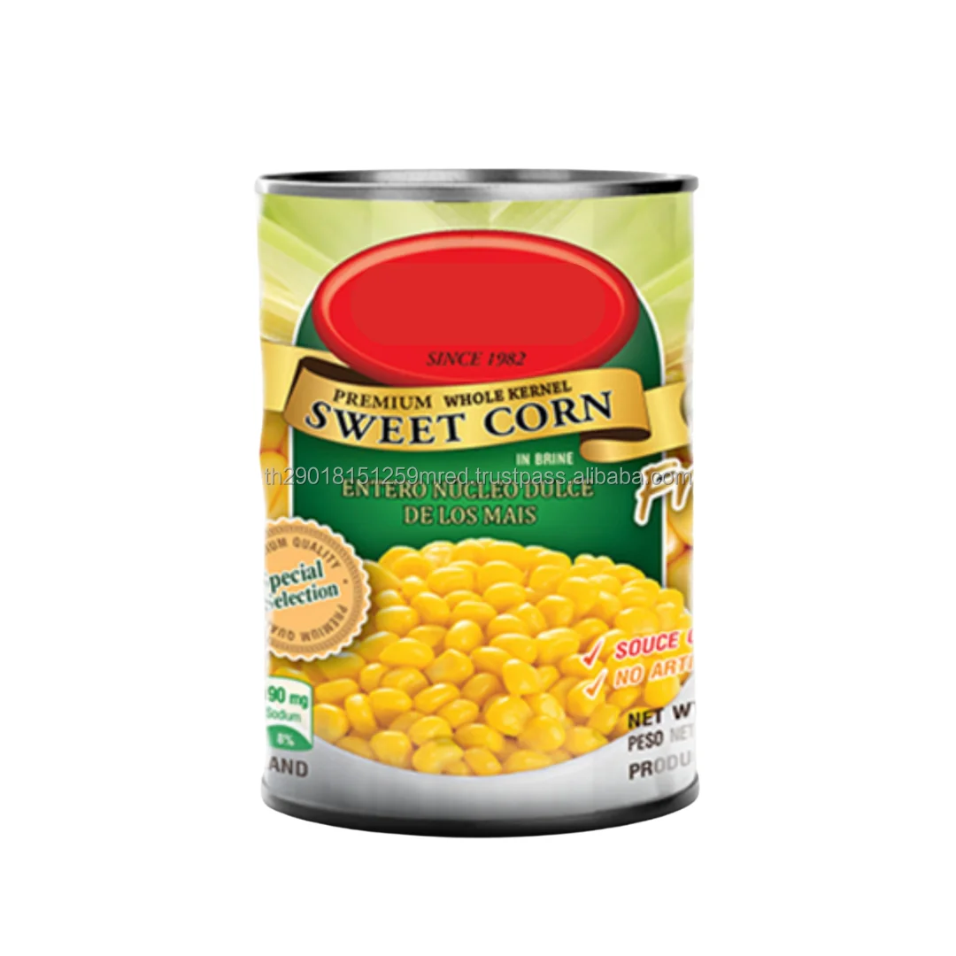 New Arrivals Canned Whole Kernel Sweet Corn Most Popular Trending Thailand Product Consistent Quality and Sufficient  Supply