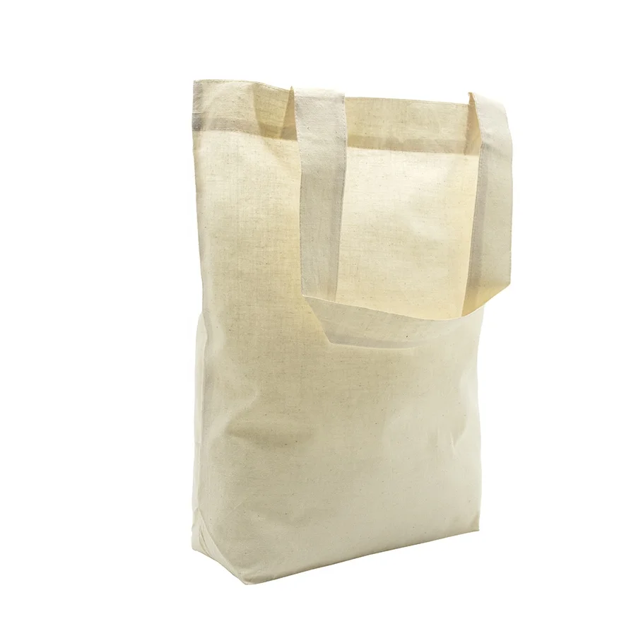 2021 Trendy Light Cotton Canvas Tote Bag Eco-Friendly Unbleached Natural Handmade for Grocery Supermarket shopping Vegetables