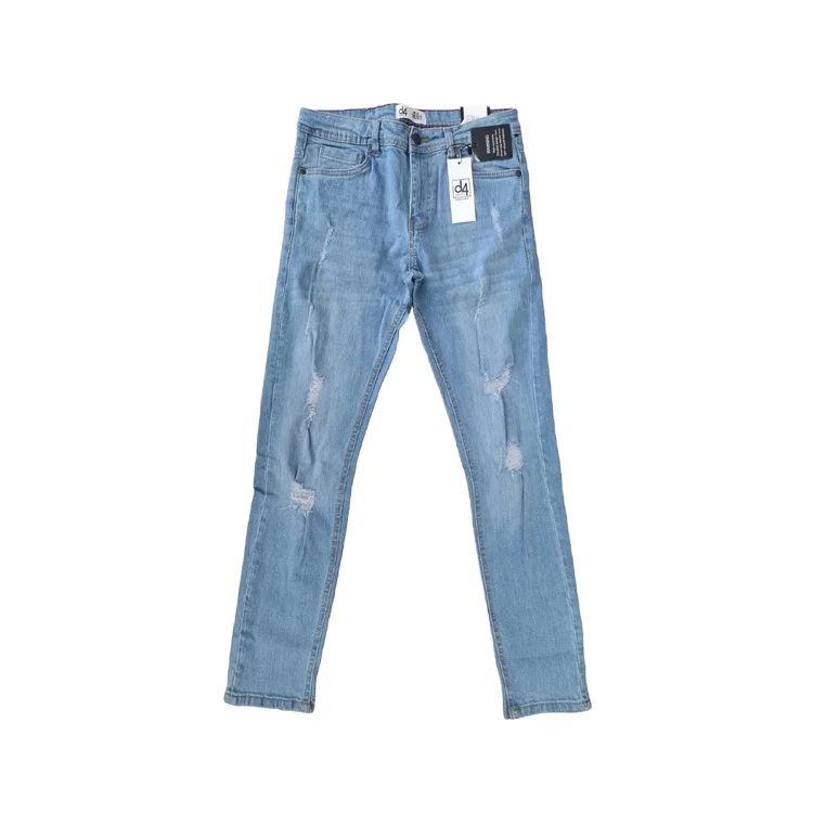 Premium Stretch Classic Fit Denim Ripped Skinny Jeans Women High Quality Custom Logo Wholesale Casual Wear Flared Cotton Branded