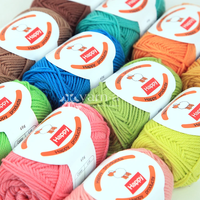Happy Wool (40g) South Korean High Quality Wool Knitting Yarn Soft and Safe for Baby Items