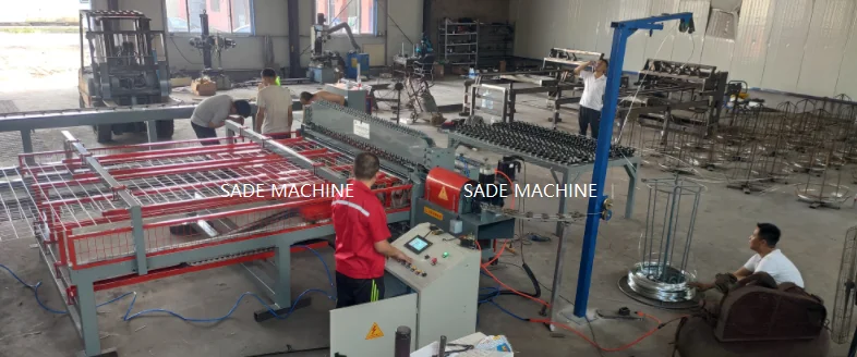 Automatic welded wire mesh machine