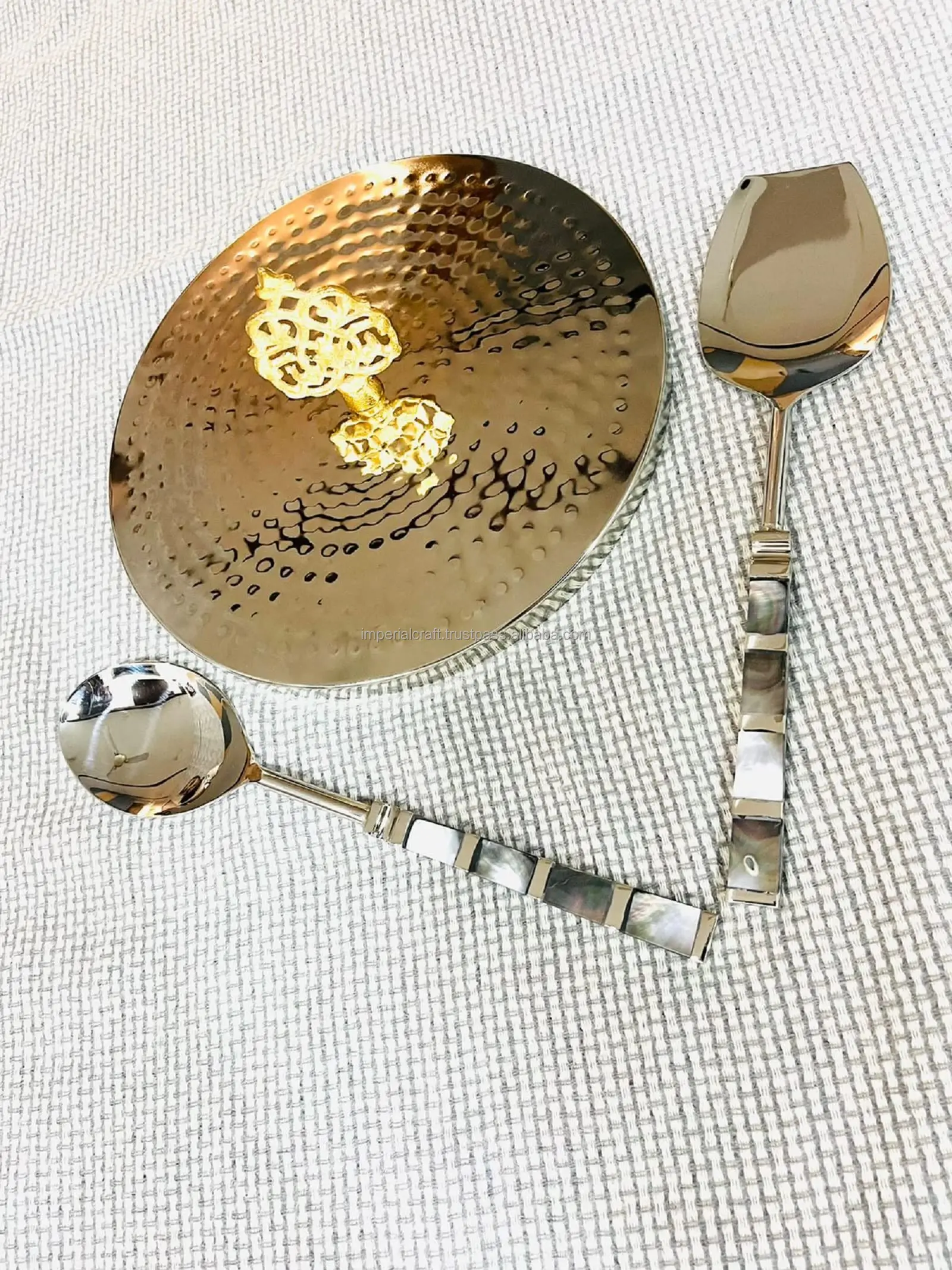 TOP RANKING MOTHER OF PEARL AND STAINLESS STEEL SPOON AND FORK SET BEST DESIGN MOP BABY DINNER AND TABLE SPOONS AND FORK